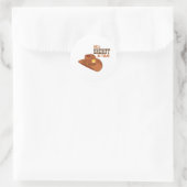 Nieuwe sheriff ronde sticker (Tas)