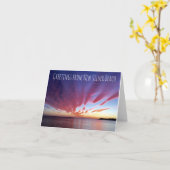 Nieuwe Silver Beach Blank Notecards Kaart (Gele Bloem)