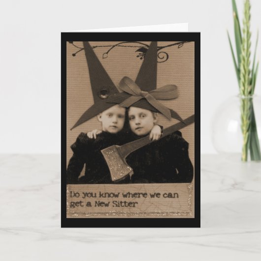 Nieuwe sitter kaart (Voorkant)