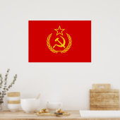 Nieuwe Sovjet-Unie, Democratische Republiek Congo Poster (Keuken)
