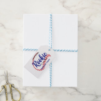 Nieuwe Speler van het Jaar 1e Verjaardag Honkbal Cadeaulabel