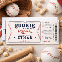 Nieuwe Speler van het Jaar Honkbal Ticket  1e Verj