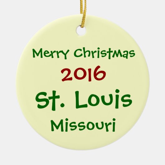 NIEUWE ST 2016. LOUIS CHRISTMAS ORNAMENT (Voorkant)
