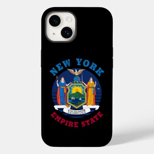 NIEUWE STAATSVLAG VAN YORK Case-Mate iPhone CASE (Achterkant)