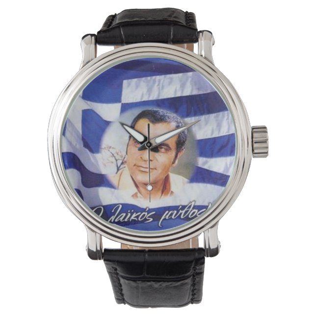 NIEUWE STALIOS KAZANTZIDIS MANNEN WATCH HORLOGE (Voorkant)