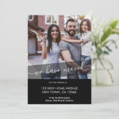 Nieuwe startfoto we hebben Elegant Script Black ve Aankondiging (Staand voorkant)