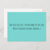 Nieuwe taak briefkaart (Voorkant / Achterkant)