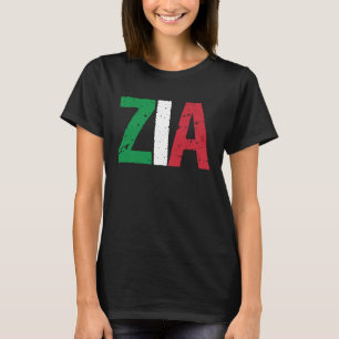 Nieuwe tante Italiaanse Zia Proud Italiaans-Amerik T-shirt