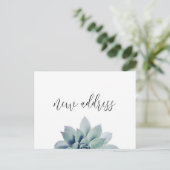 Nieuwe Thuis Elegant Botanical We hebben ons verpl Aankondigingskaart (Staand voorkant)