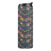 Nieuwe thuiscadeau | Eenvoudig Floral Patroon Thermosbeker (Gedraaid links)