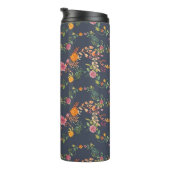 Nieuwe thuiscadeau | Eenvoudig Floral Patroon Thermosbeker (Geroteerd rechts)
