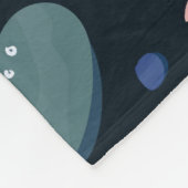 Nieuwe thuiscadeau | Naadloze Abstracte Floral Fleece Deken (Hoek)