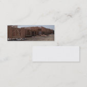 Nieuwe thuisconstructie mini visitekaartje (Voorkant / Achterkant)