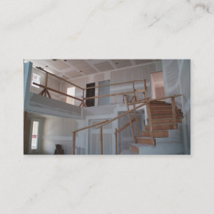 Nieuwe thuisconstructie visitekaartje