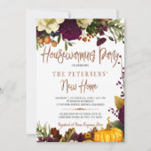 Nieuwe thuismoderne herfstprijs voor herfst kaart (Voorkant)