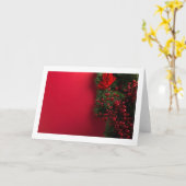 nieuwe traditionele kerst kaart (Gele Bloem)