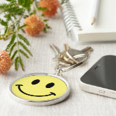 Nieuwe Trending Key Smiling Ring Sleutelhanger (Zijkant)