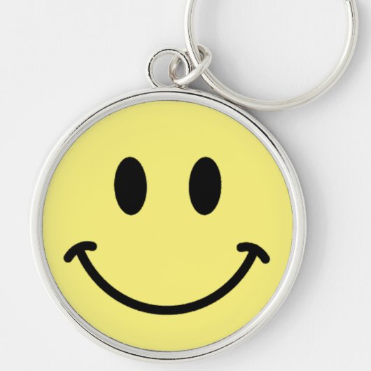 Nieuwe Trending Key Smiling Ring Sleutelhanger (Voorkant)
