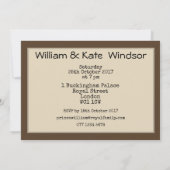 Nieuwe uitnodiging van de partij voor de opwarming (Achterkant)