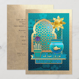 Nieuwe Uitnodigingen van de nieuwjaarspartij Nowru