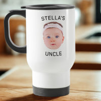 Nieuwe Uncle Gift Mok, Aangepaste Baby Gezicht Fot