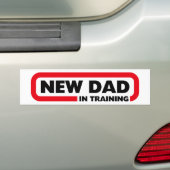 Nieuwe vader in opleiding - grappige Bumpersticker (Op auto)