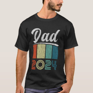 Nieuwe vader van pasgeboren vader 2024 t-shirt