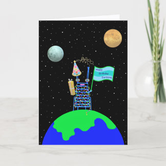 Nieuwe verzen Alien 1 verjaardagskaart Jo Images Bedankkaart