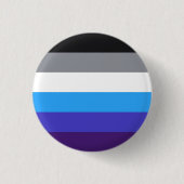 Nieuwe vlag van Aroace Pride Ronde Button 3,2 Cm (Voorkant)