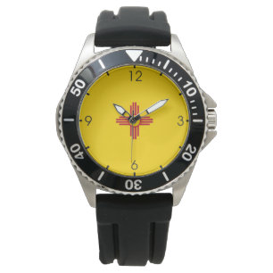 Nieuwe vlag van Mexico (VS-staat) Horloge