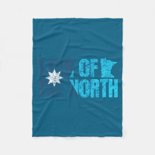 Nieuwe vlag van Minnesota Mn Ster Van Het Noorden Fleece Deken