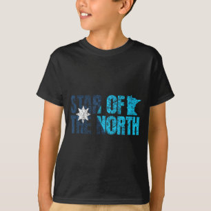 Nieuwe vlag van Minnesota Mn Ster Van Het Noorden T-shirt