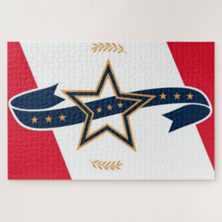 Nieuwe vlag van Montgomery, Alabama Legpuzzel