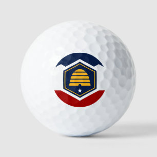 Nieuwe vlag van Utah State Golfballen