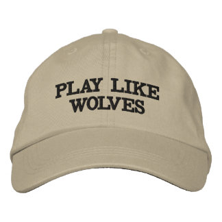 NIEUWE VOND WERD! "'PLAY like WOLVES' EMBROIDERED Geborduurde Pet