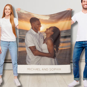 Nieuwe Vrouw Bruid Fleece Deken Vriendin Gift Idee