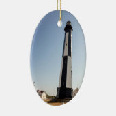 Nieuwe vuurtoren van Cape Henry Keramisch Ornament (Rechts)