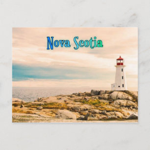 Nieuwe vuurtoren van Nova Scotia Briefkaart