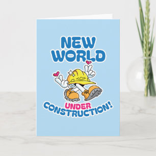 Nieuwe Wereld in Aanbouw - JW Vrijwilliger Kaart