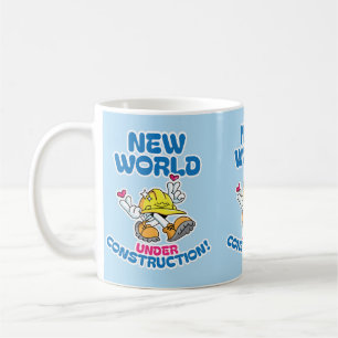Nieuwe Wereld in Aanbouw - JW Vrijwilliger Koffiemok