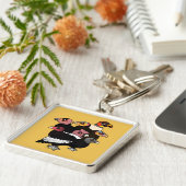 Nieuwe wereldbeelden sleutelhanger (Zijkant)