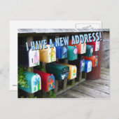 Nieuwe wijziging van het Briefkaart Adres (Voorkant / Achterkant)