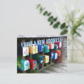 Nieuwe wijziging van het Briefkaart Adres (Staand voorkant)