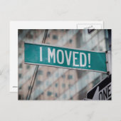 Nieuwe wijziging van het Briefkaart Adres (Voorkant / Achterkant)