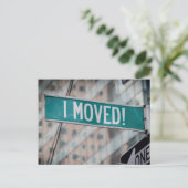 Nieuwe wijziging van het Briefkaart Adres (Staand voorkant)