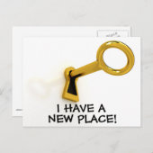 Nieuwe wijziging van het Briefkaart Adres (Voorkant / Achterkant)