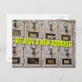 Nieuwe wijziging van het Briefkaart Adres (Voorkant / Achterkant)