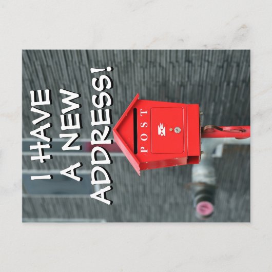 Nieuwe wijziging van het Briefkaart Adres (Voorkant)