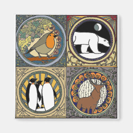 Nieuwe winter magneet