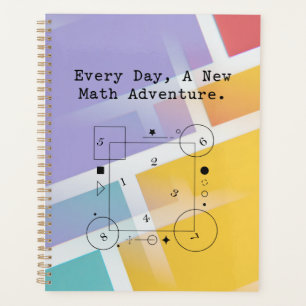 Nieuwe wiskunde avontuur dagelijks Numerieke rei Planner